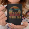 Retro Pitbull Dad Dog Lover Pet Daddy Pit Bull Father Coffee Mug Unique Gifts
