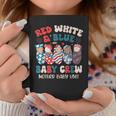 Retro Red White Blue Baby Crew Mother Baby Unit 4Th Of July Coffee Mug Unique Gifts