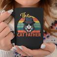 Retro Vintage The Cat Father Cat Daddy Fathers Day 2021 Coffee Mug Unique Gifts