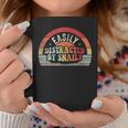 Retro Vintage Snail Lover Easily Distracted By Snails Coffee Mug Funny Gifts