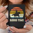 Rodeo Time Vintage Rodeo Time Cowboy Horse Retro Sunset Coffee Mug Unique Gifts