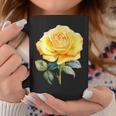 Rose Flower Yellow Floral Coffee Mug Funny Gifts