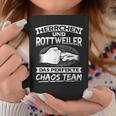 With Rottweiler Chaos Team Rottweiler Tassen Lustige Geschenke