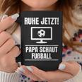 Ruhe Jetzt Papa Schaut Football Idea Dad Tassen Lustige Geschenke