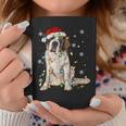 Saint Bernard Dog Santa Christmas Tree Lights Pajama Xmas Coffee Mug Personalized Gifts