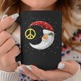 Santa Clause Moon And Star Peace Sign Christmas Dream Coffee Mug Unique Gifts