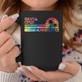 Santa Cruz California Tie Dye Vintage Inspired Striped Coffee Mug Unique Gifts