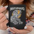 Santa Cruz Skateboard Retro Vintage Skateboarding Skull Boy Coffee Mug Unique Gifts