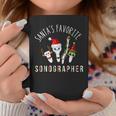 Santas Favorite Sonographer Radiology Christmas Sonography Coffee Mug Funny Gifts