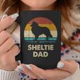 Sheltie Dad For Sheltie Dogintage Tassen Lustige Geschenke