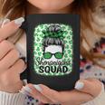 Shenanigans Squad St Patrick's Day Girls Messy Bun Coffee Mug Personalized Gifts