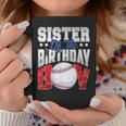 Sister Baseball Birthday Boy Family Baller B-Day Party Coffee Mug Personalized Gifts