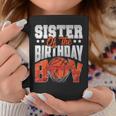 Sister Basketball Birthday Boy Family Baller B-Day Party Coffee Mug Personalized Gifts