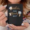 Sister Can Bearly Wait Gender Neutral Baby Shower Matching Coffee Mug Personalized Gifts