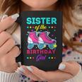 Sister Of The Birthday Girl Roller Skates Bday Skating Theme Coffee Mug Personalized Gifts
