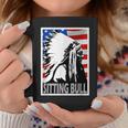 Sitting Bull Chief American Flag Poster Style Coffee Mug Unique Gifts