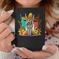 Skeleton Hand Sombrero Cinco De Mayo Music Lover Band Guitar Coffee Mug Unique Gifts