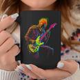 Skeleton Graphic Playing Guitar Rock Band For Women Coffee Mug Unique Gifts