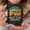 Slot Car Racing Vintage I'd Rather Be Slot Car Racing Coffee Mug Unique Gifts