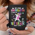 So Long Kindergarten Its Been Fun Look Out 1St Grade Unicorn Coffee Mug Personalized Gifts