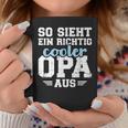 With So Sieht Ein Richtig Cooler Opa German Text Black Tassen Lustige Geschenke