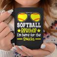 Softball Brother I'm Just Here For The Snacks Retro Coffee Mug Funny Gifts