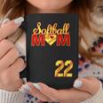 Softball Mom Mother's Day 22 Fastpitch Jersey Number 22 Coffee Mug Unique Gifts