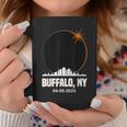 Solar Eclipse 2024 Buffalo Skyline Total Solar Eclipse Coffee Mug Unique Gifts