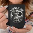 Solar Eclipse 2024 Cowboy Cat Wearing Glasses Coffee Mug Unique Gifts