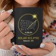 Solar Eclipse 2024 Dayton Oh Ohio Totality Eclipse Coffee Mug Unique Gifts