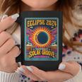 Solar Eclipse Retro Style Path Of Totality 2024 Vintage Coffee Mug Unique Gifts