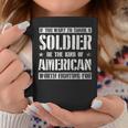 Soldier Appreciation American Worth Fighting For Army Style Coffee Mug Unique Gifts