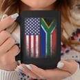 South African American Flag South Africa Usa America Coffee Mug Unique Gifts