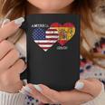 Spain Usa Flag HeartFor Spanish Americans Coffee Mug Unique Gifts