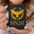 Spqr Roma Roma Regalo Antiguo Taza de café Regalos divertidos
