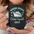 Spring Break Cruise Squad 2024 Trip Family Matching Vacation Coffee Mug Personalized Gifts