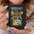 Squad Of The Wild Three Animal Safari 3Rd Birthday Party Coffee Mug Funny Gifts