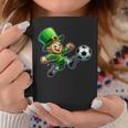 St Patrick's Day Irish Leprechaun Soccer Team Player Coffee Mug Personalized Gifts