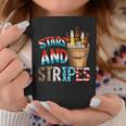 Stars And Stripes Beer Drinking 4Th Of July Independence Day Coffee Mug Unique Gifts