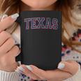 State Of Texas Tx Blue Varsity Town Weathered Coffee Mug Unique Gifts