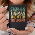 Stephen The Man The Myth The Legend First Name Stephen Coffee Mug Personalized Gifts