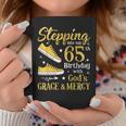 Stepping Into My 65Th Birthday With God's Grace & Mercy Bday Coffee Mug Personalized Gifts