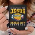 Sundays Are For Jesus And Kansas City Football Missouri Coffee Mug Unique Gifts