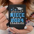 Super Proud Niece Of 2024 Graduate Awesome Family College Coffee Mug Unique Gifts