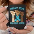Support Squad Ribbon Sexual Assault Awareness Coffee Mug Funny Gifts