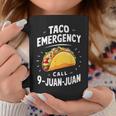 Taco Emergency Call 9 Juan Juan Cinco De Mayo Men Coffee Mug Unique Gifts