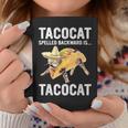 Tacocat Spelled Backward Is Tacocat For Tacos&Cat Lovers Coffee Mug Funny Gifts