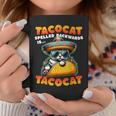Tacocat Spelled Backwards Is Tacocat Mexican Taco Cat Coffee Mug Funny Gifts