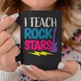 I Teach Rockstars Orchestra Music Teacher Back To School Coffee Mug Funny Gifts