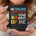 My Teacher Survived 100 Days Of Me 100 Days Of School Coffee Mug Unique Gifts